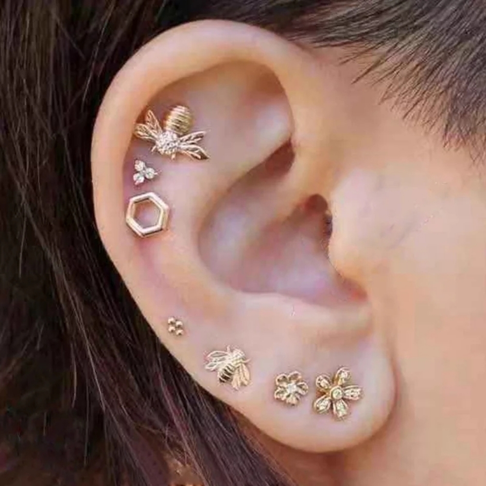 Honey Bee 7pc Earring Set